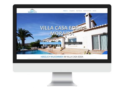 Webdesign Villa Casa Edda